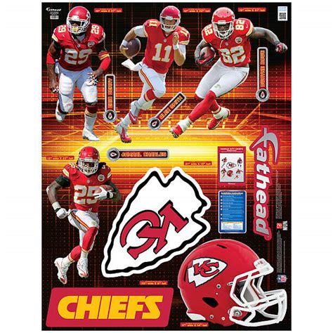 Congratulations to @laurentdtardif for being this year's recipient of the muhammad ali sports. Kansas City Chiefs Power Pack Wall Decal Set | Shop ...