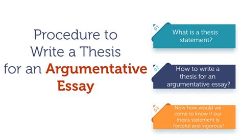 Thesis Statement Argumentative Essay Examples Thesis Title Ideas For