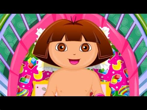 Baby bathing games for little kids. Baby Dora Diaper Change - Dora The Explorer - Dora Game ...