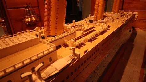 Lego Model Of Titanic Built With 125000 Pieces On Display