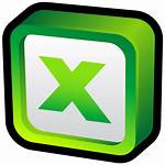 Excel Icon Microsoft 3d Cartoon Ms Icons