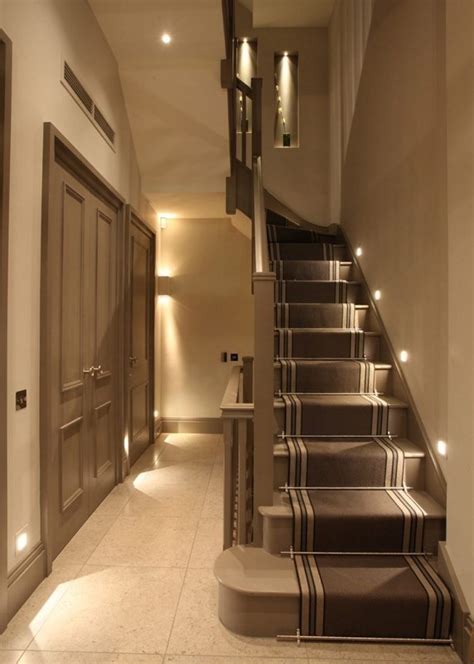 Basement Stairway Lighting Ideas Home Decorated