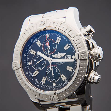 Breitling Super Avenger Ii Chronograph Automatic A13370 Pre Owned Outstanding Timepieces