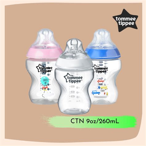 Botol Susu Tommee Tippee Closer To Nature Decorated Feeding Bottle 9oz