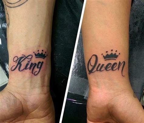 51 king and queen tattoos for couples stayglam cool wrist tattoos queen tattoo tattoo designs