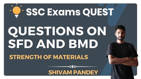 The shear force diagram (sfd) and bending moment. Questions on SFD and BMD [Strength of Materials ...
