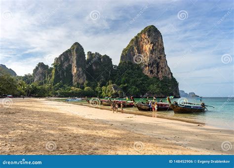 West Railay Beach Krabi Province Thailand January 18 2019