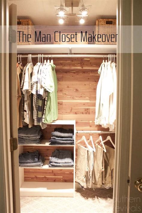 If not a fan of particle board, then you will see some that offer solid wood. Man Closet Makeover | Men closet, Ikea closet system ...