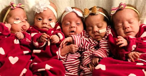 Second Set Of American All Girl Quintuplets Start Heading Home