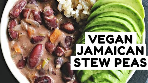 Maybe you would like to learn more about one of these? Vegan Jamaican Stew Peas | EASY CARIBBEAN COMFORT FOOD ...