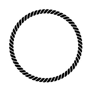 Nautical Circle Rope SVG Cut File Nautical Rope Circle Vector Files PremiumSVG