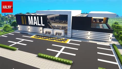 How To Build A Mall In Minecraft Tutorial Youtube
