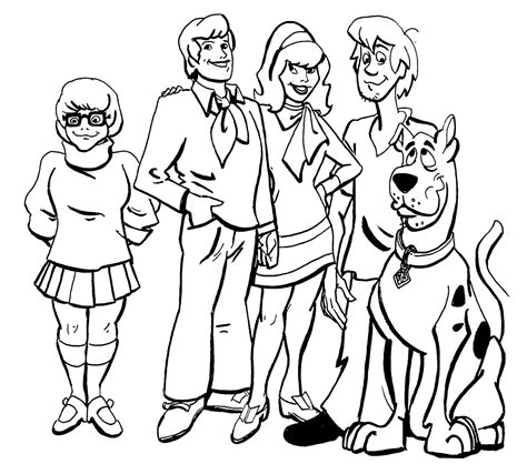 Scooby Doo Para Colorir Desenhos Imprimir