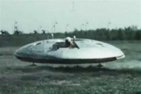 Ufo Style Craft The Avrocar Revealed In New Top Secret Video From The Cold War Daily Star