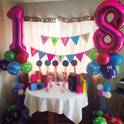 Decoration For My Sisters 18th Birthday I Did Everything On My Own But I Got Diy Birthday