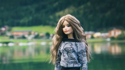 Barbie Doll In Lake View Background Hd Barbie Wallpapers