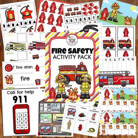 The Fire Safety Activity Pack Is On Display