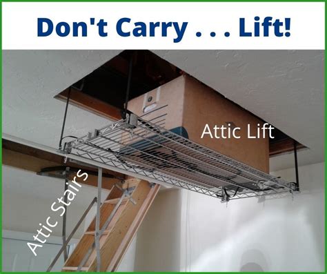 Garage Attic Storage Lift Diy Diy Craft