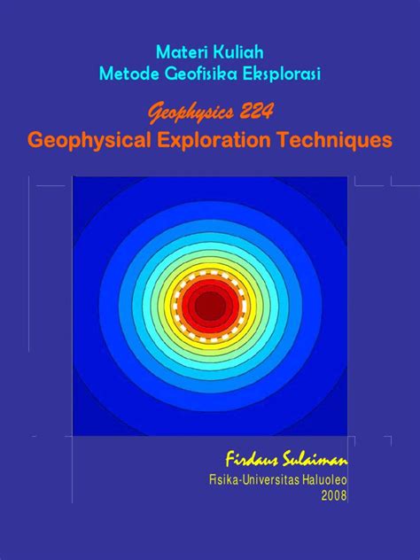 Geophysical Exploration Techniques Latitude Gravity