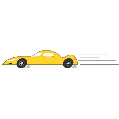 Vector Clip Art Of Cartoon Yellow Car Free Svg