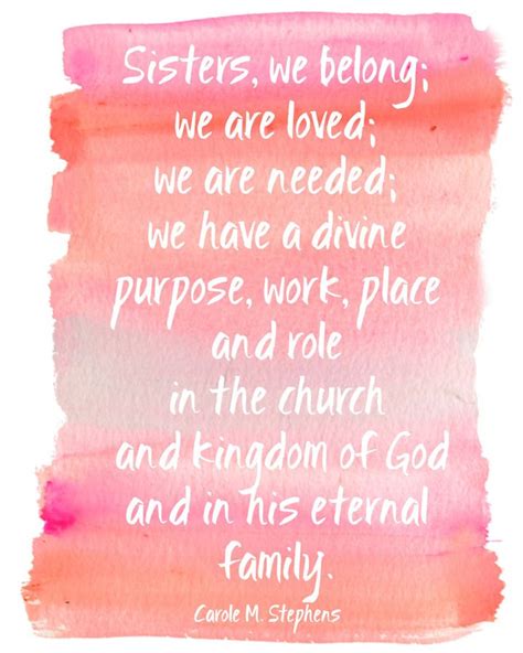 Printables From The April 2015 Womens Session Sisters In Christ