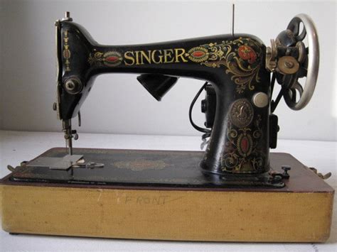 singer sewing machine case portable 1920 s model electric light extras vintage with extras