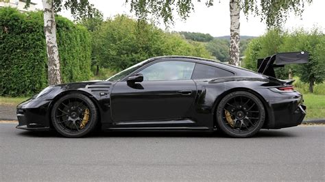 New 992 Porsche 911 Gt3 Rs Spied Testing At The Nürburgring