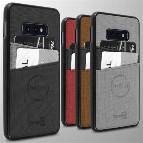This official galaxy s10e case is overpriced, but it's undeniably cool. For Samsung Galaxy S10E Case with Credit Card Holder & Metal Plate Phone Cover | eBay
