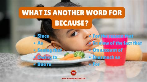 What Is Another Word For Because Sentences Antonyms And Synonyms For