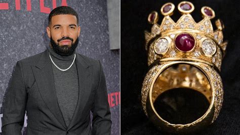 Drake Purchases Tupac Shakurs Self Designed Crown Ring For Over 1