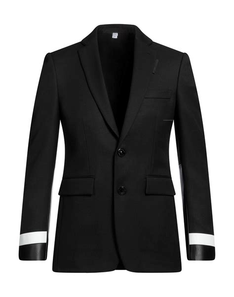 Burberry Suit Jacket In Black For Men Lyst