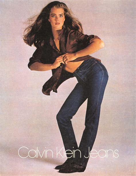Brooke Shields 1980 Calvin Klein Commercials Vintage Everyday