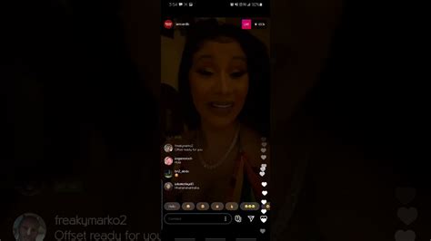 Cardi B Drunk On Live Relaxing And Telling Offset She Wants Some Before