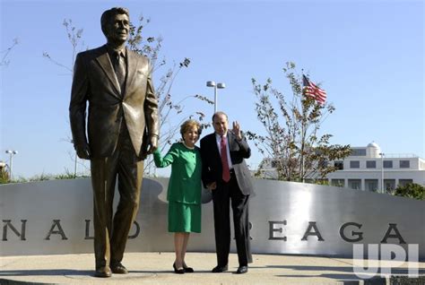 Reagan Statue Unveiled At Ronald Reagan Washington National Airport In