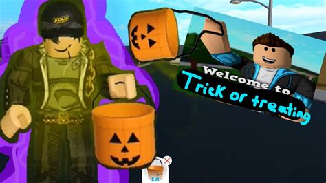 Trick Or Treating In Bloxburg Roblox Youtube