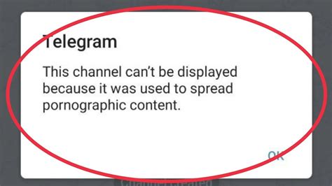 Telegram This Channel Can T Be Displayed Because It Was Used To