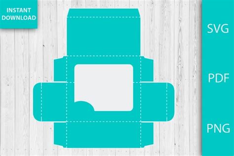 Box Template SVG Rectangular Box SVG Packaging Box SVG Box - Etsy