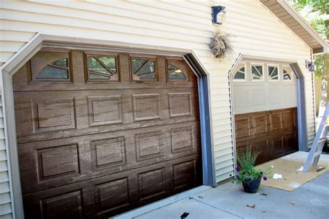 Gel Stain Garage Doors To Revitalize Them Our Recipes For Success Garage Door Design Garage