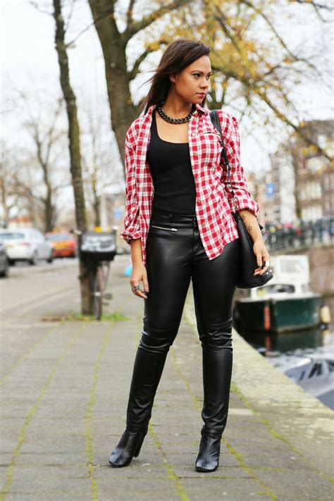 Black Leather Pants Outfits Stylish And Versatile Fashion Trend In