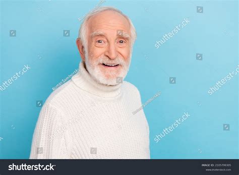 Photo Funny Old Man Wear White Stock Photo 2105799305 Shutterstock