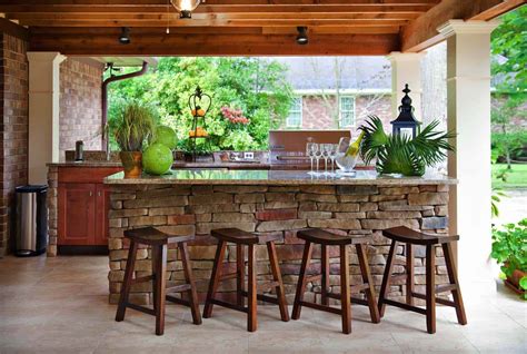 Bar counters for the kitchen can be purchased as part of the kitchen set. 20+ Spectacular outdoor kitchens with bars for entertaining