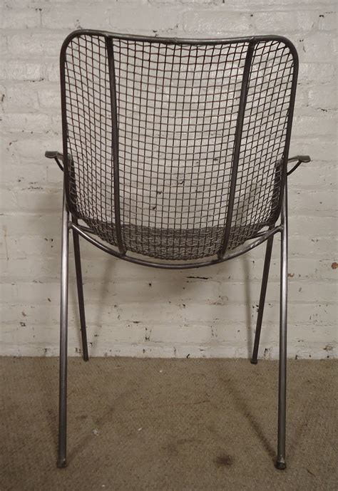 Your current version of internet explorer is out of date. Mid-Century Modern Wire Arm Chair For Sale at 1stdibs