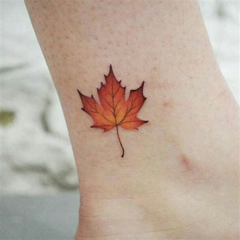 Pin By Stephanie Voss On Tattoos Autumn Tattoo Tattoos Maple Leaf