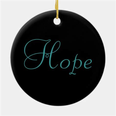 Dove Of Hope Teal Ribbon Ovarian Cancer Ceramic Ornament Zazzle