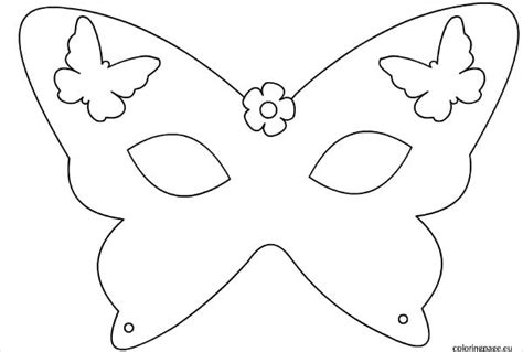 Free Printable Butterfly Mask Template Free Printable Templates
