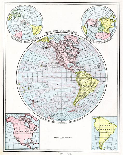 Map Of World Western Hemisphere United States Map