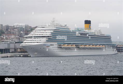 Istanbul Turkey April 30 2022 Costa Venezia Cruise Ship In