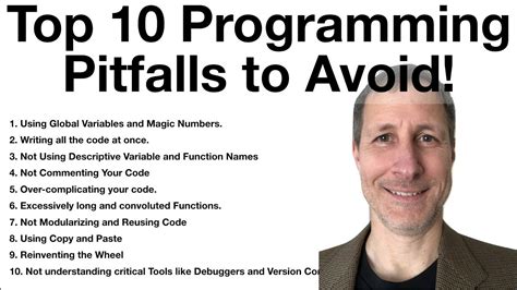 Top 10 Programming Pitfalls Bad Habits To Avoid Youtube