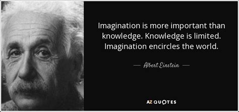 Albert Einstein Quote Imagination Is More Important Than Knowledge