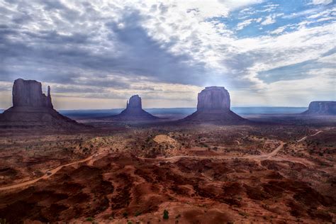Monument Valley In Hdr Landscape Camera Mode Photo